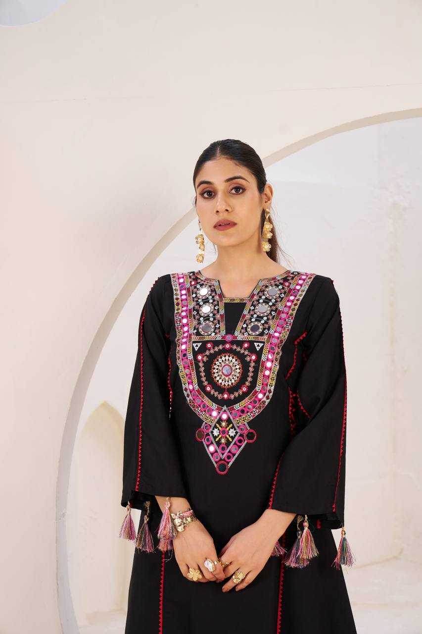 Reyon Cotton Kurti With Palazzo - MYLUXURY LANE ENTERPRISE